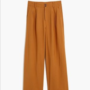 Madewell Drapey Pleated Wide-Leg Pants